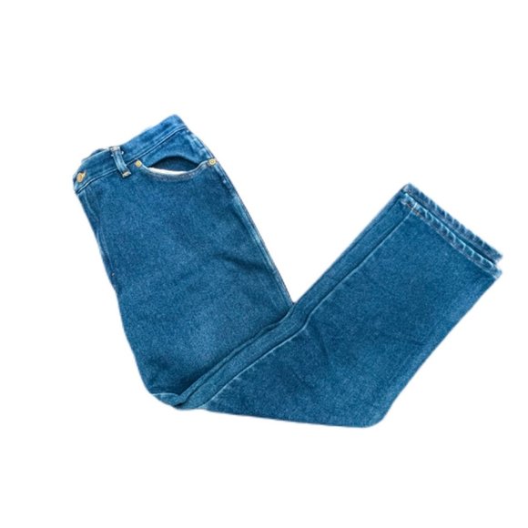 Vintage Wrangler Dark Wash Jeans | Vintage Size Petite 16 - Picture 1 of 5